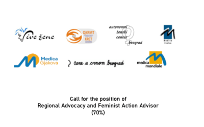 Call for the position of Regional Advocacy and Feminist Action Advisor (70%)